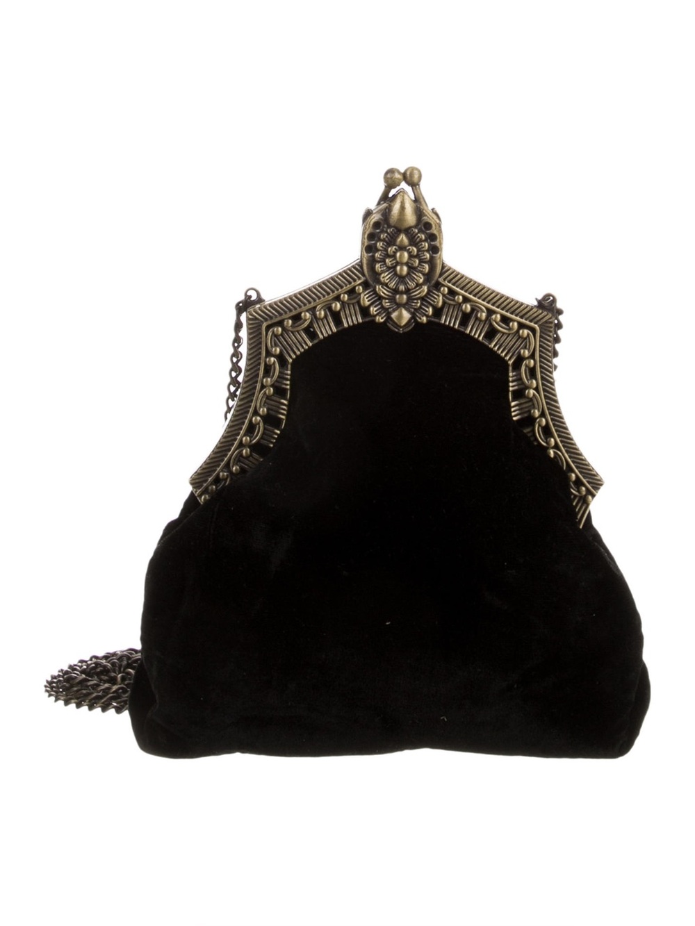 House of Harlow 1960 Velvet Kiss Lock Clutch